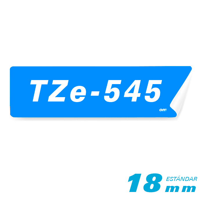 Cinta Brother TZe-545 laminada estandar
