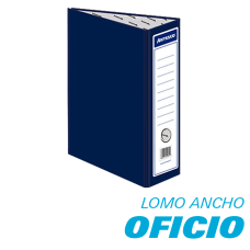Archivador Azul lomo ancho Oficio Artesco