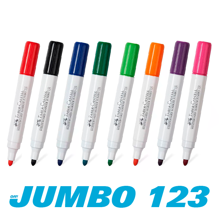 Marcador para Pizarra Blanca Jumbo 123 Fucsia