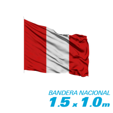 Bandera del Perú 1.5 x 1 m
