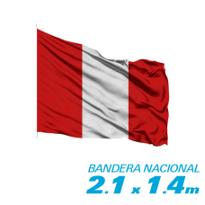 Bandera del Perú 2.1 x 1.4 m