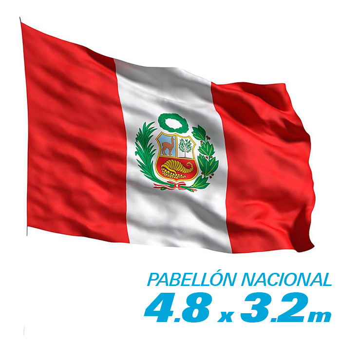 Pabellón Nacional del Perú 4.8 x 3.2