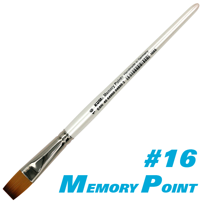 Pincel Plano número 16 Memory Point KUM